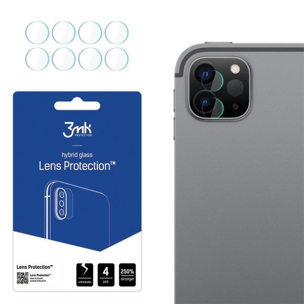 Szkło Hybrydowe 3MK Apple iPad Pro 12.9 5 Generacja Lens Protect Ochrona Na Obiektyw Aparatu 4szt Glass