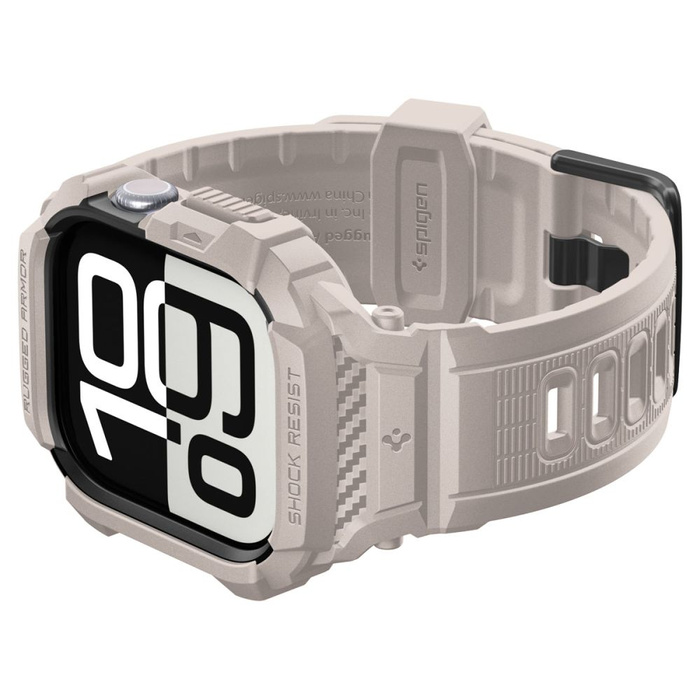 ETUI SPIGEN RUGGED ARMOR ”PRO” V2 APPLE WATCH 10 / 11 (42 MM) DUNE BEIGE