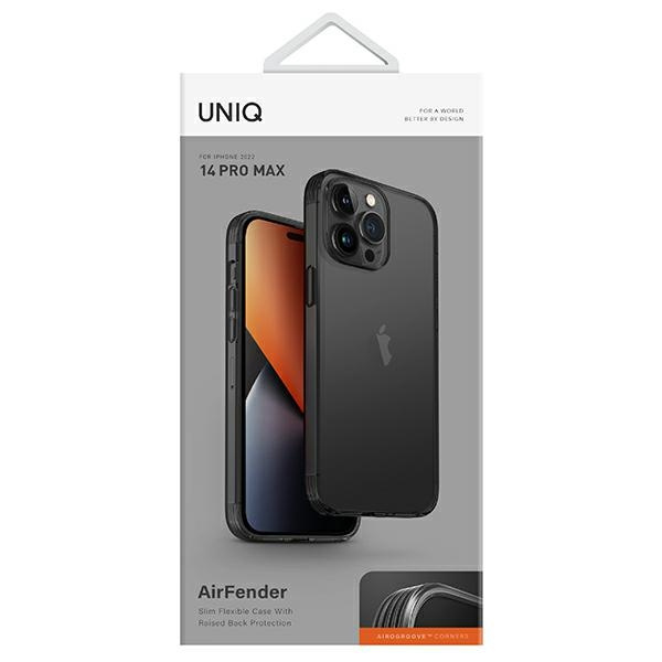 UNIQ etui Air Fender iPhone 14 Pro Max 6,7" szary/smoked grey tinted