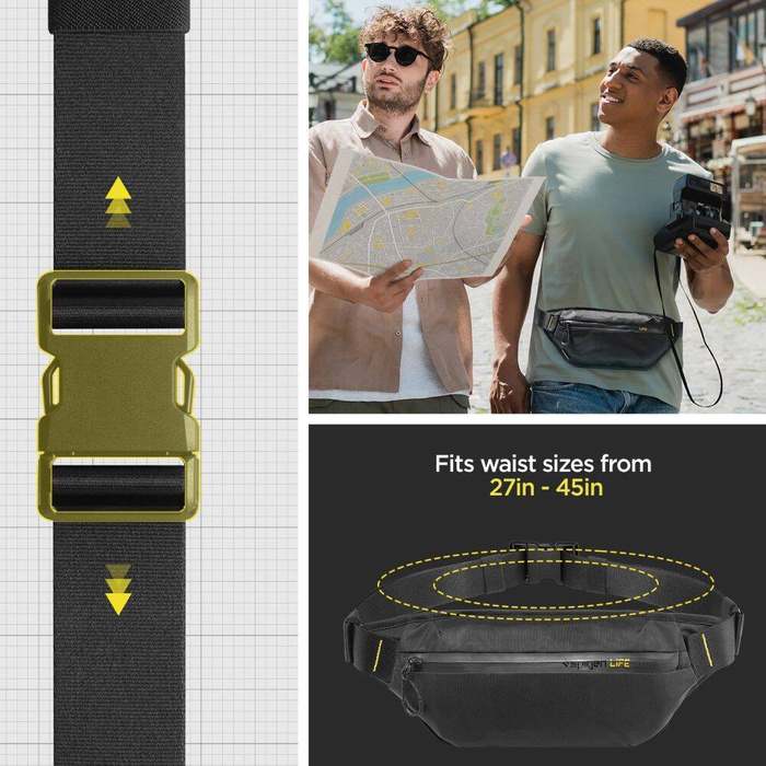 ETUI SPIGEN KD411 WAISTBAG KLASDEN BLACK