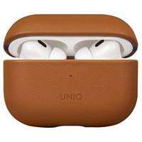 UNIQ etui Terra AirPods Pro 2 gen. Genuine Leather brązowy/toffee brown