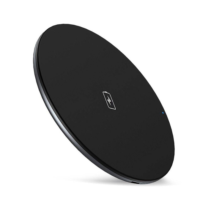 Ładowarka indukcyjna Forcell F-Energy Qi QC 15W + kabel USB C do USB A czarna