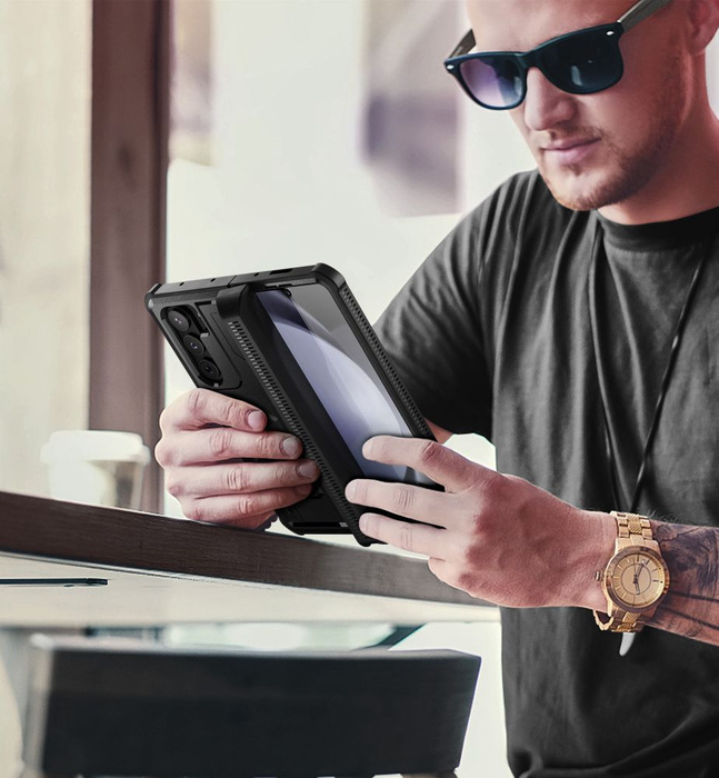 Etui Tech-Protect Kevlar Pro Pen Galaxy Z Fold 5 Black Case