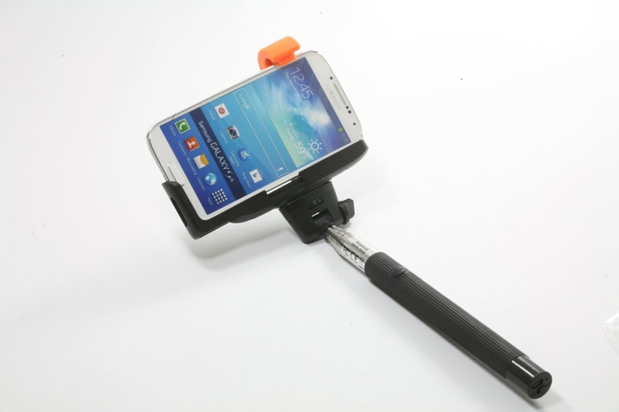 Kijek Kitvision Selfie Stick TRZYMAJĄCY Smartfon Czarny