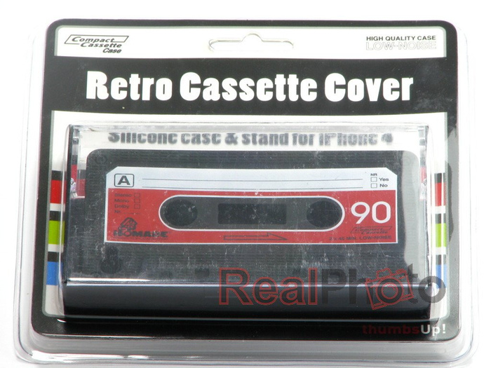 Pokrowiec Apple iPhone 4 Futerał Etui Kaseta Retro