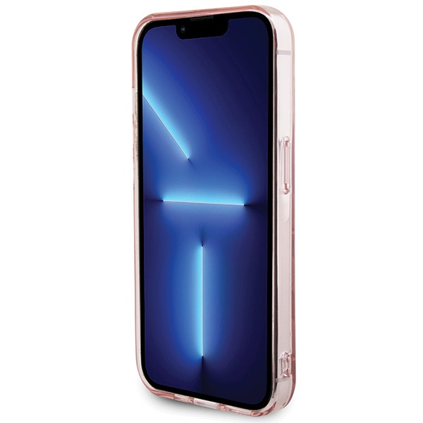 Etui Karl Lagerfeld KLHCP15LHNCMKLP iPhone 15 Pro 6.1" różowy/pink hardcase Monogram Choupette Case