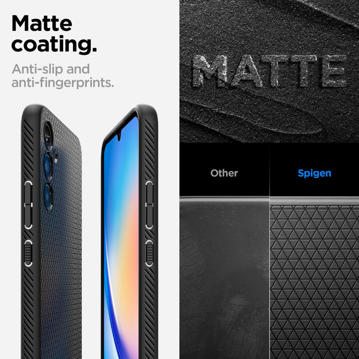Etui SPIGEN Liquid Air Galaxy A34 5G Matte Black