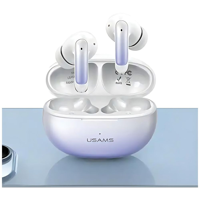 USAMS Słuchawki Bluetooth 5.3 TWS X-don series ENC bezprzewodowe niebieski gradient/gradient blue BHUENCXD03 (US-XD19)