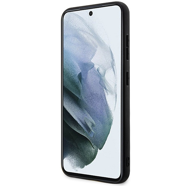 Etui BMW BMHCS23M22RDPK S23 Plus S916 czarny/black hardcase Leather Textured & Stripe