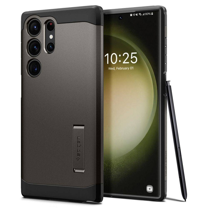 Etui Spigen Tough Armor Galaxy S23 Ultra Gunmetal Case