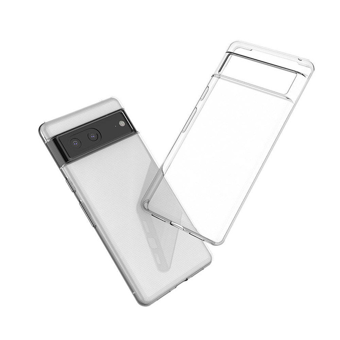 Etui Ultra Clear 0.5mm etui do Google Pixel 7a cienki pokrowiec przezroczyste Case