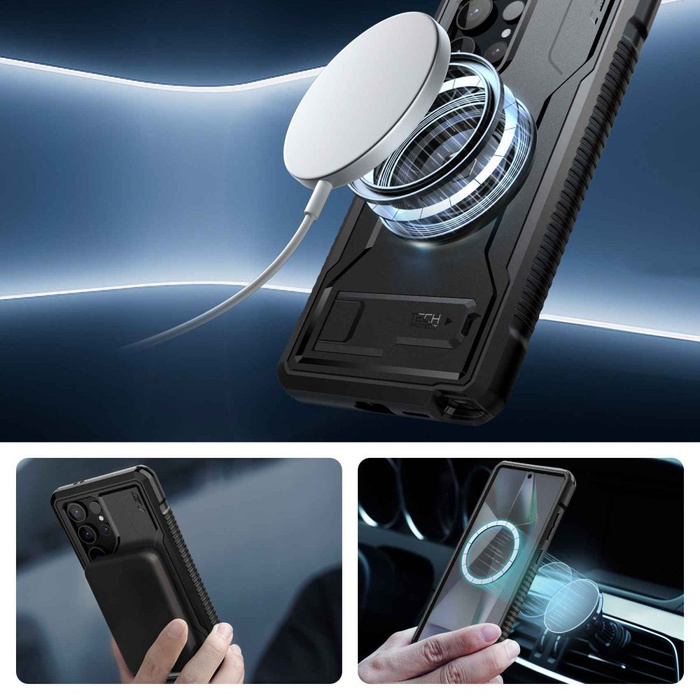 TECH-PROTECT KEVLAR MAGSAFE+ GALAXY S24 ULTRA BLACK