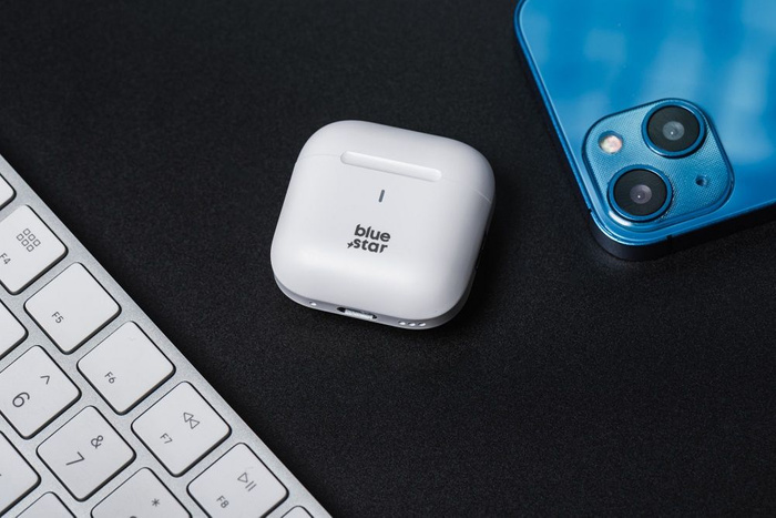 BLUE STAR słuchawki bezprzewodowe / bluetooth stereo TWS Nova Fi5 białe