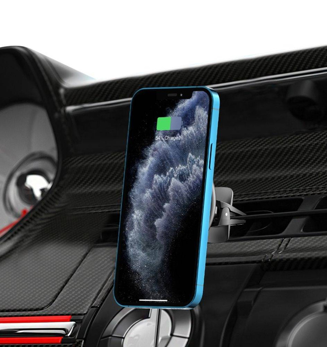 UCHWYT TECH-PROTECT A2 MAGNETIC MAGSAFE VENT CAR WIRELESS CHARGER 15W BLACK