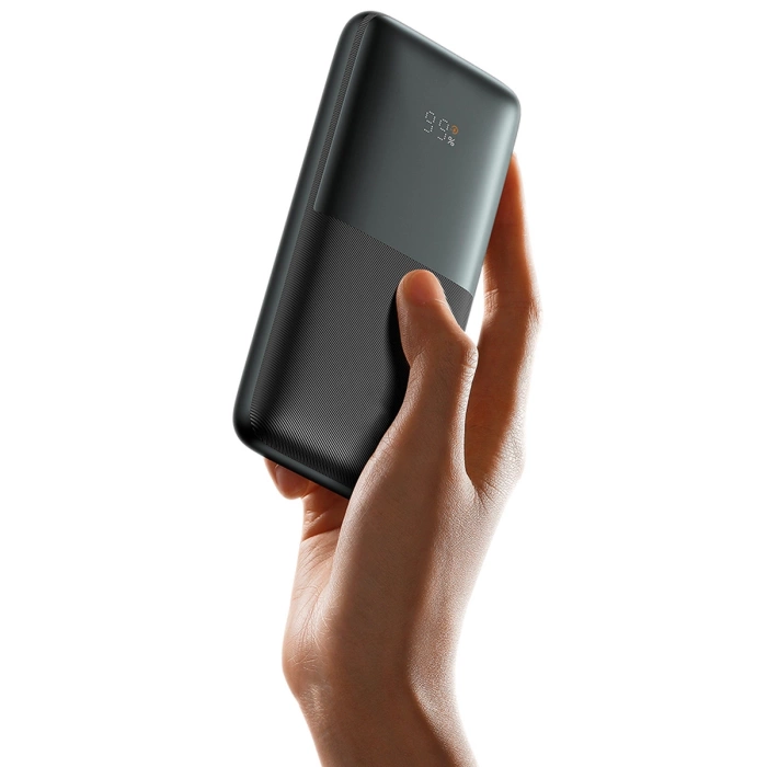 Powerbank Baseus Bipow Pro 10000mAh 20W czarny z kablem USB-A - USB-C 0.3m