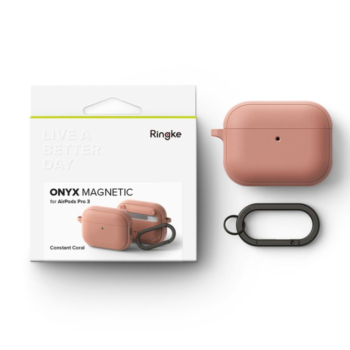 RINGKE ONYX MAGNETIC MAGSAFE APPLE AIRPODS PRO 3 CONSTANT CORAL