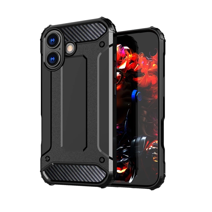 Etui Hybrid Armor iPhone 17 Pancerne Czarne