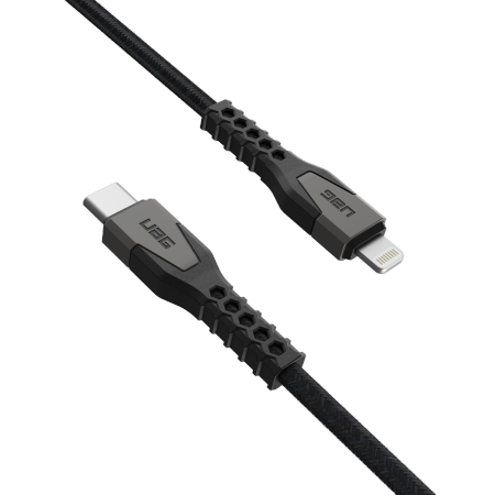 UAG Rugged Cable - kabel USB-C - lightning 30W, 1,5 m (black/gray)