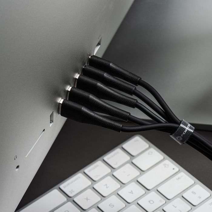 Kabel USB A do Lightning Forcell F-Energy 2,4A 12W Silicone 1 m C343 czarny