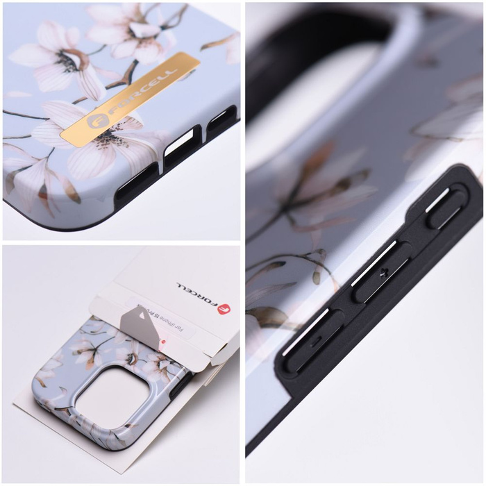 FORCELL F-PROTECT Mirage futerał kompatybilny z MagSafe do IPHONE 15 Plus spring flowers