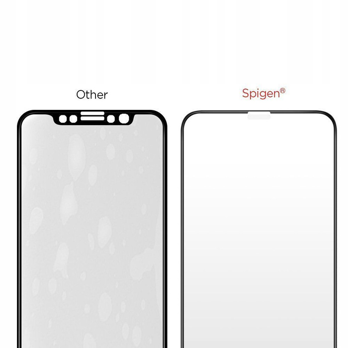 SZKŁO Hartowane SPIGEN GLAS.tR HD Full Glue iPhone 11 iPhone XR Black