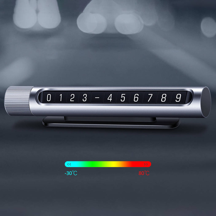 Tabliczka parkingowa do samochodu Ugreen LP151 - szara