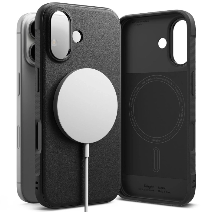 ETUI RINGKE ONYX MAGNETIC MAGSAFE IPHONE 16 BLACK