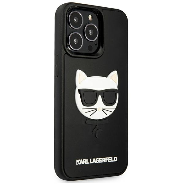 Etui KARL LAGERFELD Apple iPhone 13 Pro 3D Rubber Choupette Czarny Hardcase