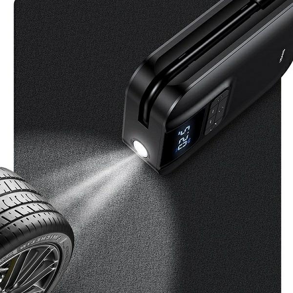 Mini Pompka USAMS Air Car Pump 5000mAh Czarny