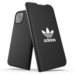 Etui ADIDAS Apple iPhone 13 Booklet Basic Czarny Biały Case