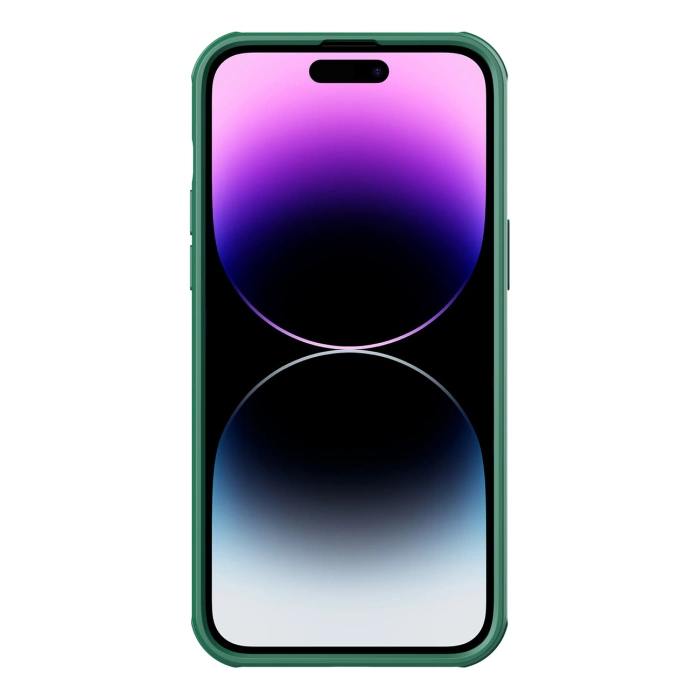 Etui Nillkin CamShield S Case etui iPhone 14 Pro Max pancerny pokrowiec osłona na aparat zielone