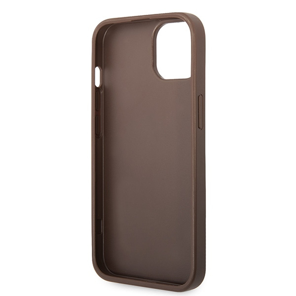 Etui Guess GUHCP15M4GMGBR iPhone 15 Plus 6.7" brązowy/brown hardcase 4G Big Metal Logo Case