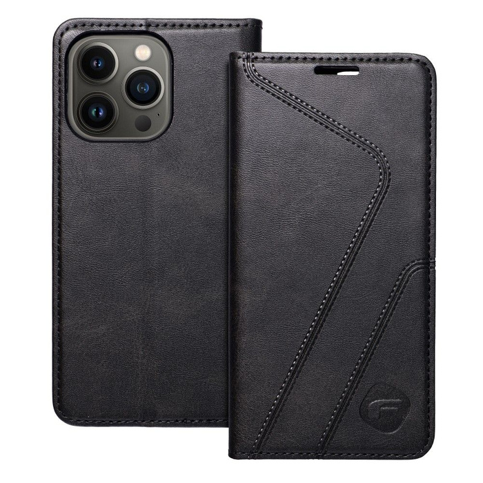 FORCELL F-PROTECT RFID Blocker Book kabura do IPHONE 13 Pro czarny
