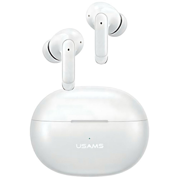 USAMS Słuchawki Bluetooth 5.3 TWS X-don series bezprzewodowe biały/white BHUENCXD02 (US-XD19)