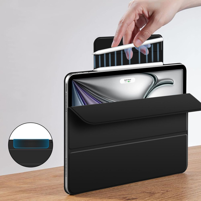 TECH-PROTECT SMARTCASE MAGNETIC IPAD AIR 13” 1 / 2 / 2024-2025 BLACK