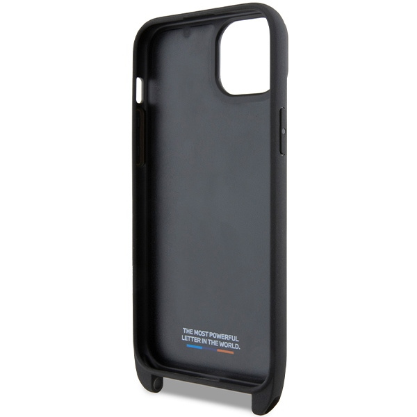 Etui Bmw Bmhcp15s23pscck Iphone 15 / 14 / 13 Czarny/black Hardcase M Edition Carbon Stripe & Strap Case