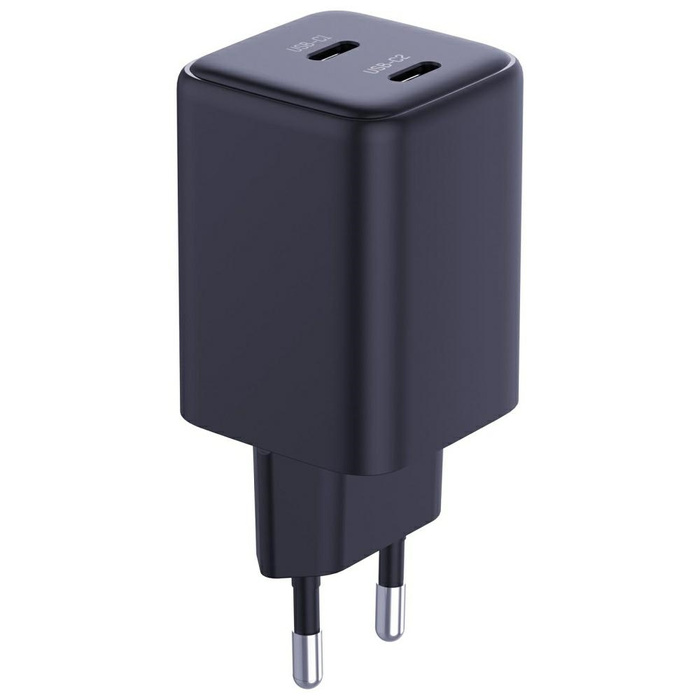 Ładowarka sieciowa 3MK Hyper Charger PD 45W GaN QC4+ PPS 2C Super-Fast Charge 2.0 Czarny