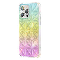 Etui Kingxbar Miya Series Etui iPhone 14 Pro Max Pokrowiec Obudowa Na Tył Plecki Tęczowe Case