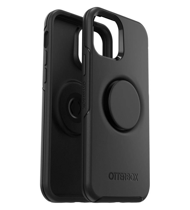 OtterBox Symmetry POP - obudowa ochronna z PopSockets do iPhone 12 mini (czarna)