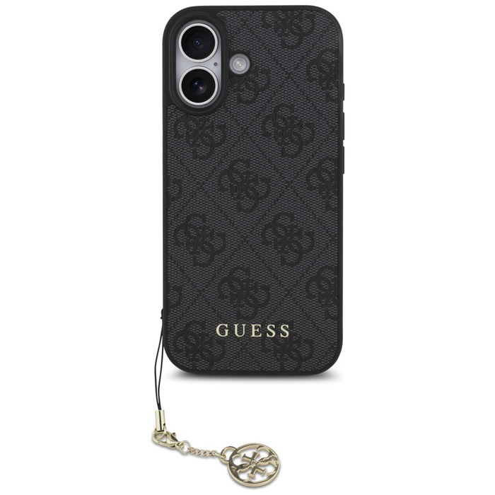 Etui Guess 4G Charms Collection MagSafe  do iPhone 17 czarny
