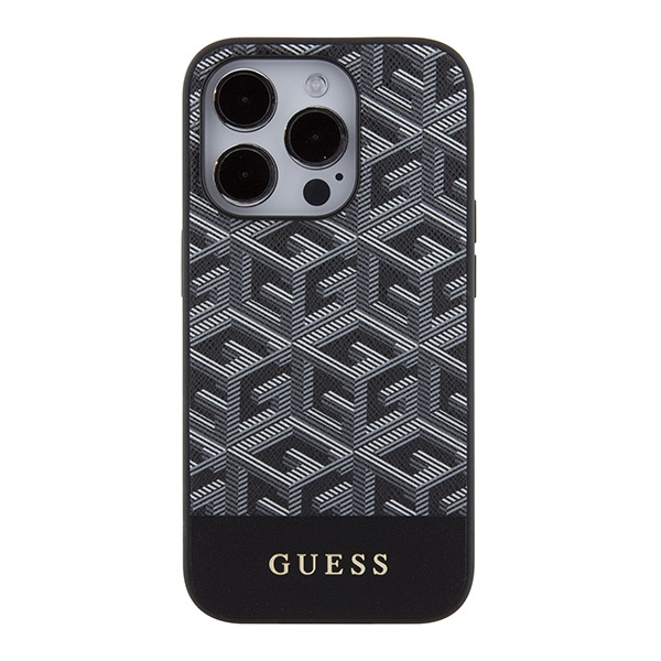 Etui Guess Guhmp15xhgcfsek Iphone 15 Pro Max 6.7" Czarny/black Hardcase Gcube Stripes Magsafe Case