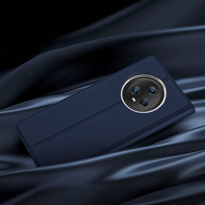 Etui Dux Ducis Skin Pro etui do Honor Magic5 pokrowiec z klapką portfel na kartę podstawka niebieskie Case