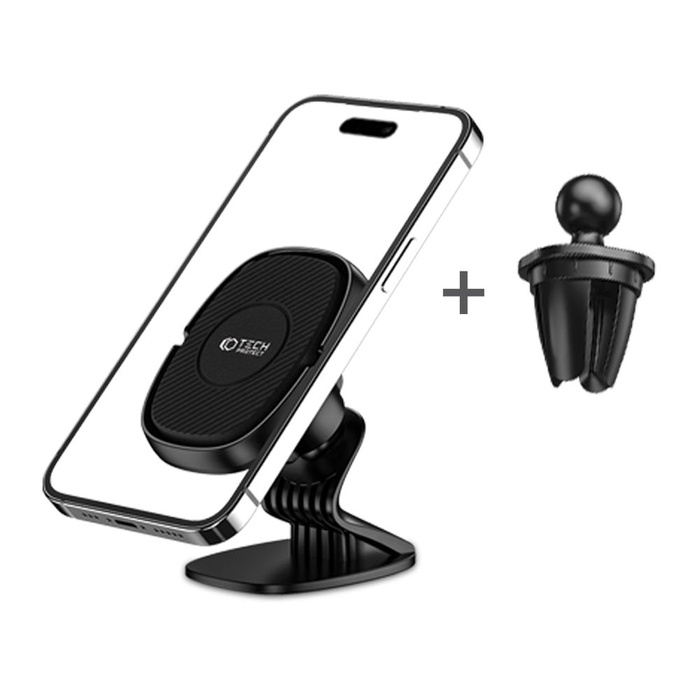 UCHWYT TECH-PROTECT N40 MAGNETIC DASHBOARD & VENT CAR MOUNT BLACK