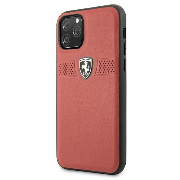 Etui FERRARI Apple iPhone 11 Pro Off Track Leather Czerwony Hardcase