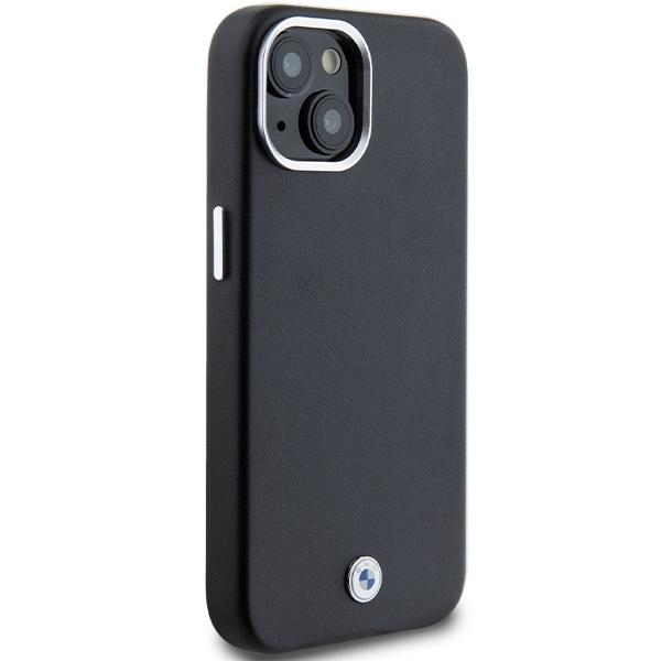 Etui Bmw Bmhmp15s23pufwk Iphone 15 / 14 / 13 6.1"czarny/black Signature Wrapped Metal Magsafe Case