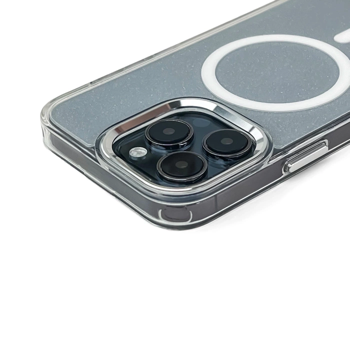 Etui Glitter Case na Samsung Galaxy S26 kompatybilne z MagSafe - białe