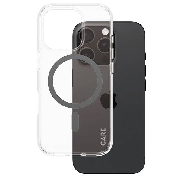 Etui CARE by PanzerGlass Flagship Case iPhone 16 Pro 6.3"" czarny/black MagSafe 1346