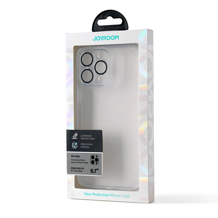 Joyroom 14Q Case etui iPhone 14 Pro Max obudowa pokrowiec z osłoną na aparat przezroczysty (JR-14Q4 transparent)