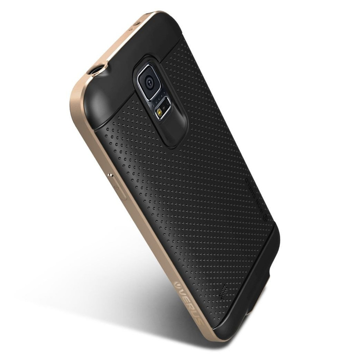 Etui Samsung Galaxy S5 VERUS Iron Shield Silver Jak Spigen SGP Pokrowiec