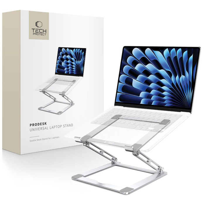 PODSTAWKA TECH-PROTECT PRODESK UNIVERSAL LAPTOP STAND SILVER